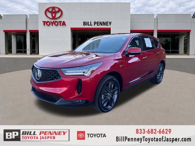 2023 Acura RDX A-Spec Package in Red — front three-quarter view