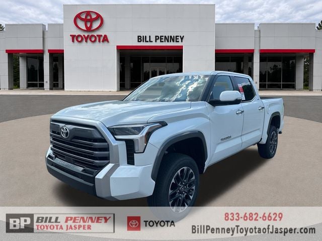 2026 Toyota Tundra Limited in Wind Chill Pearl — front three-quarter view