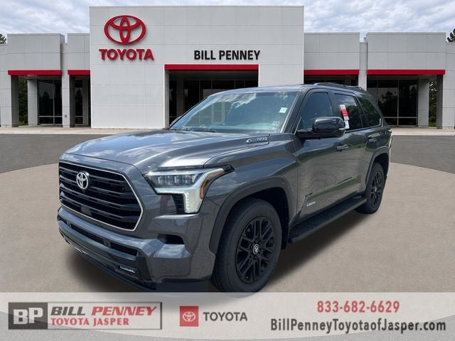2026 Toyota Sequoia Limited in Magnetic Gray Metallic — front three-quarter view